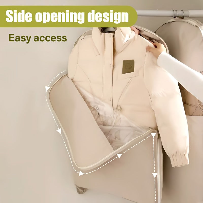 Compact Closet Hanging Storage Bag with Easy Zipper - Halri