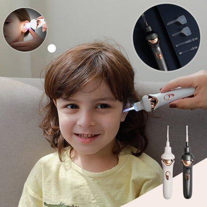Rechargeable Ear Cleaner with Gentle Silicone Buds