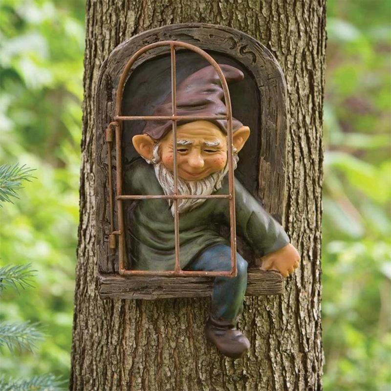 Colorful Gnome Figure Garden Ornament - Halri