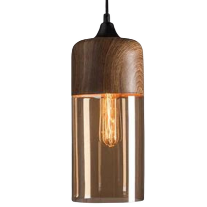Modern Wooden Pendant Light Fixture