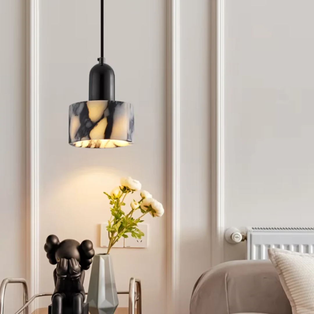 Elegant Marble Drop Pendant Light - Halri