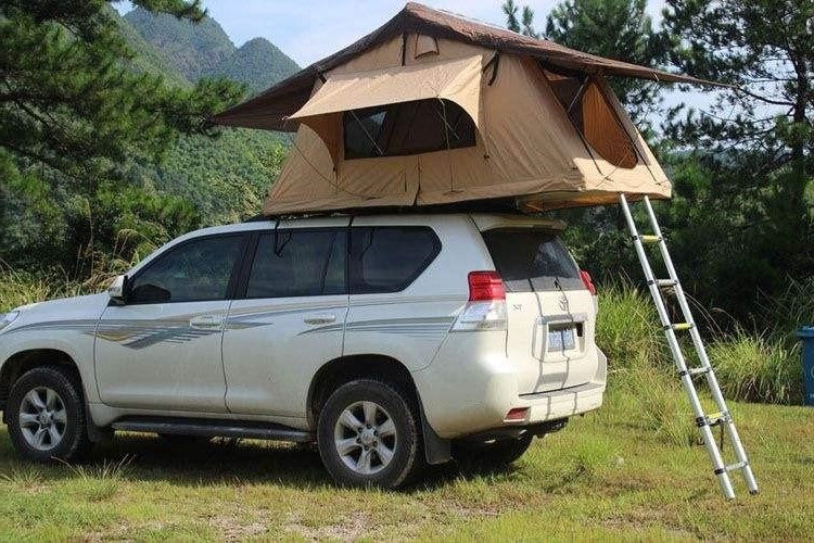 Large Vehicle Roof Top Camp Tent with Ladder