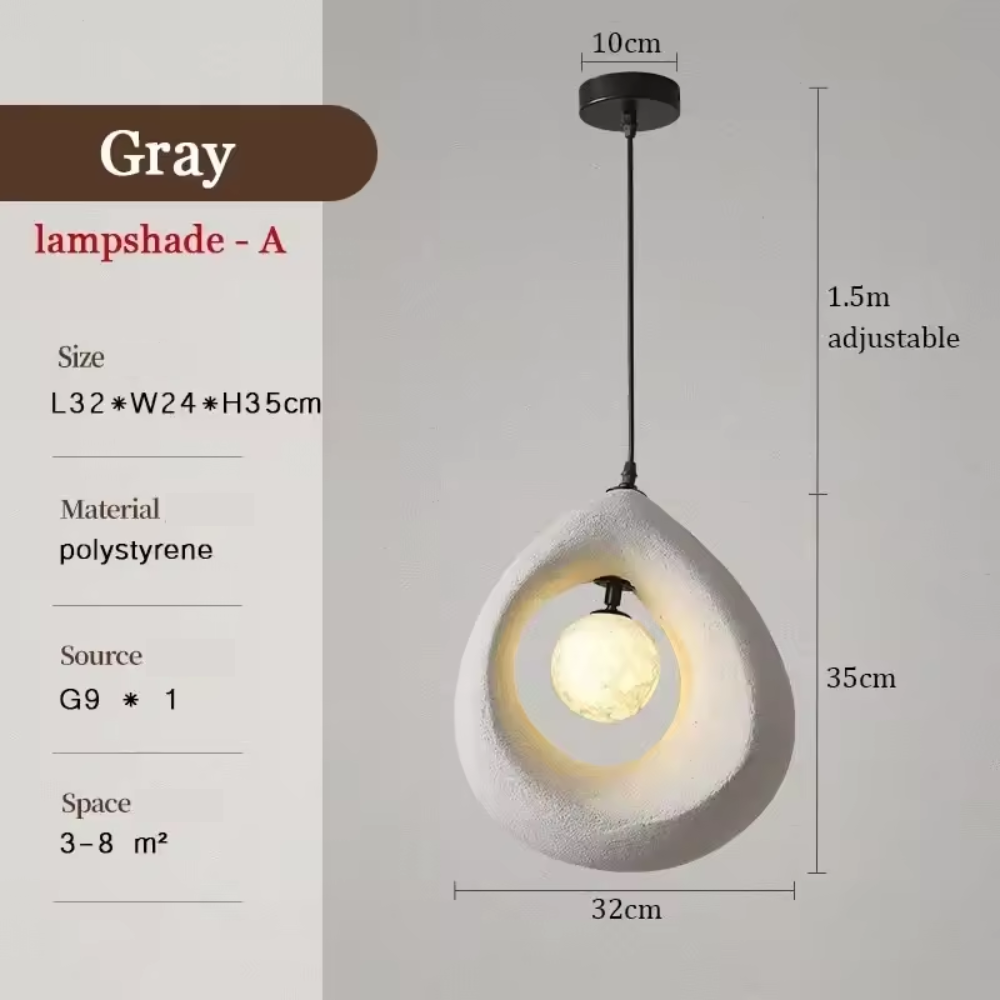 Simple Japanese Style Hanging Lamp