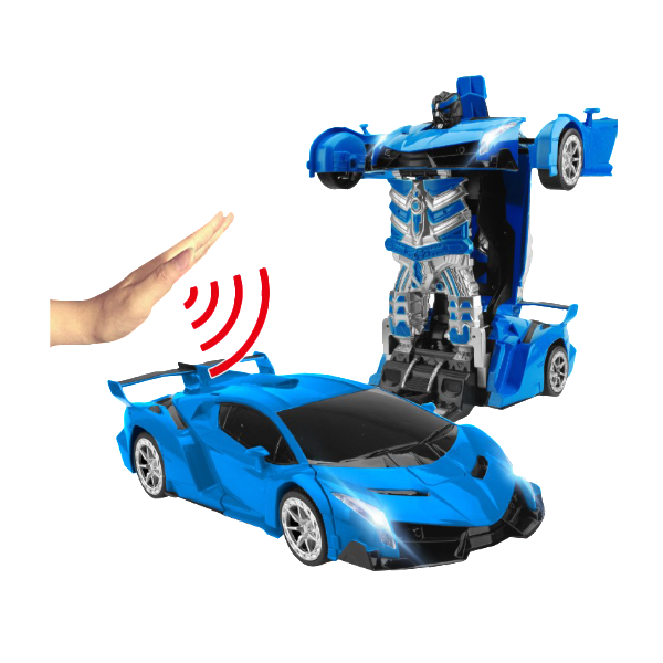 Fast Police Transformer RC Toy Car