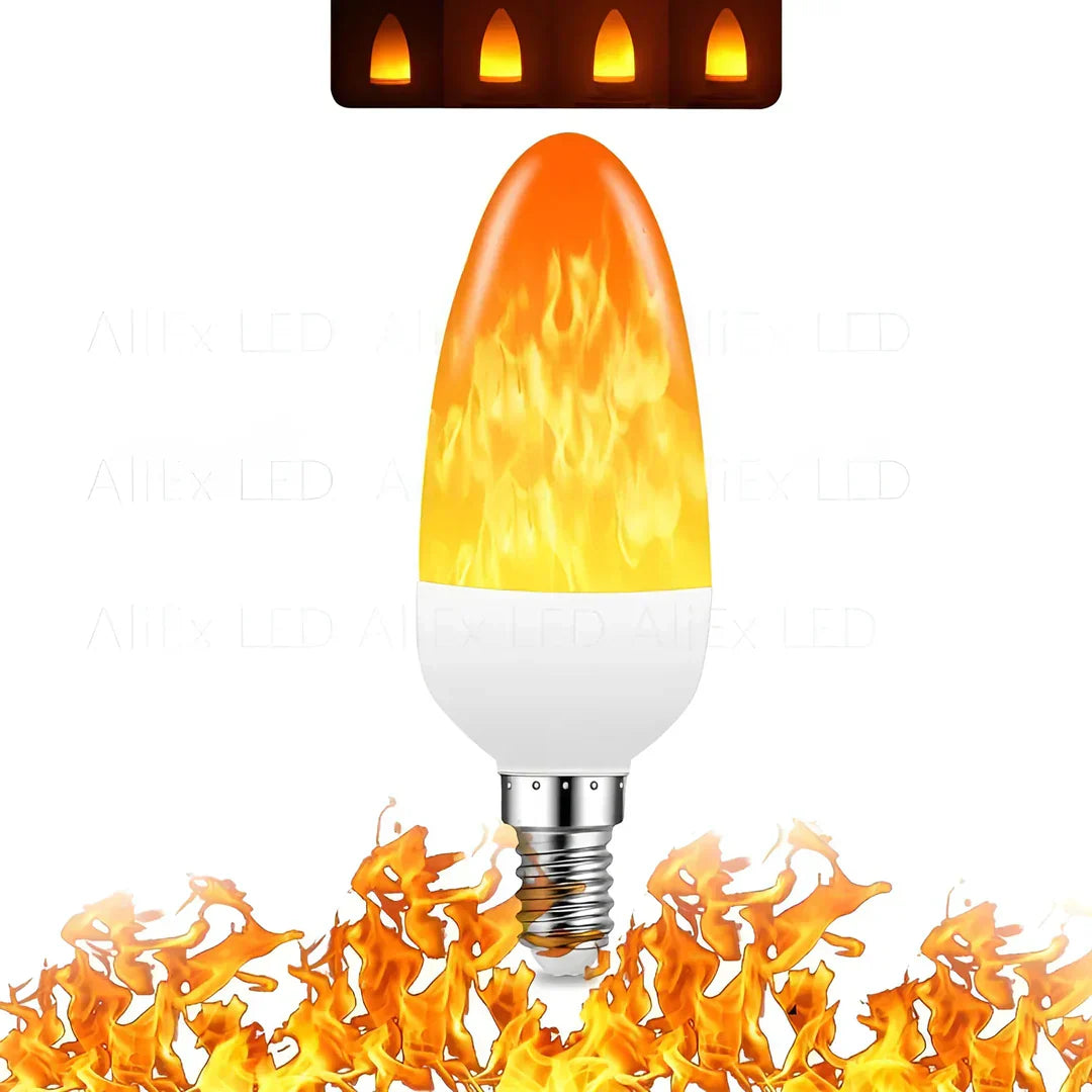 Warm Flicker LED Table Lamp