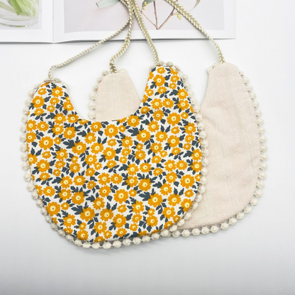 Soft Cotton Reversible Baby Bib