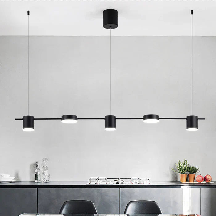 Sleek Metal Hanging Light - AuraDrum - Halri
