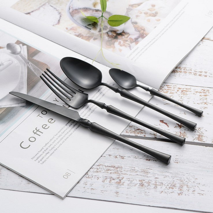 Timeless Silverware Set with Comfort Grip Handles