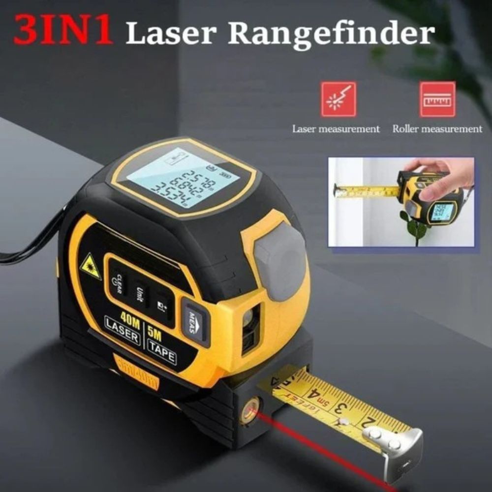 Multi-Function Infrared Laser Measuring Tape