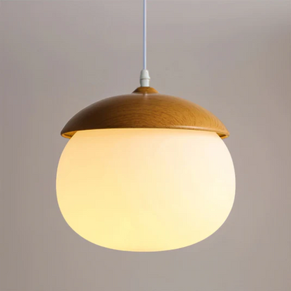 Unique Handmade Wooden Pendant Light