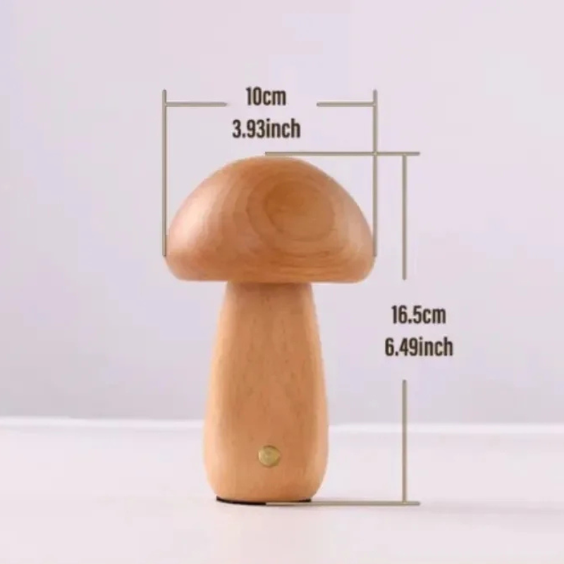 Soft Glow Mushroom Table Lamp