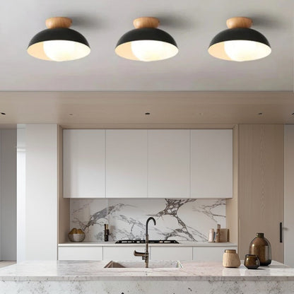 Glarefusion Modern Simple Semi-Flush Mount Ceiling Light