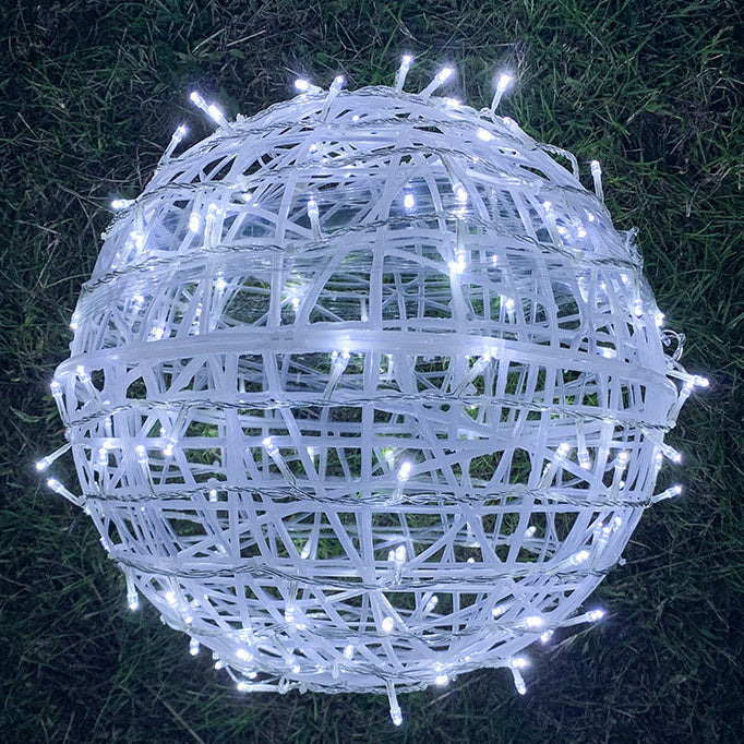 Colorful LED Solar Powered Hanging Garden Lamp