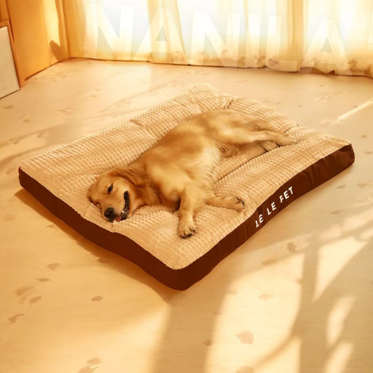 Comfy Orthopedic Dog Bed - Thick Foam, Washable Cover - Halri