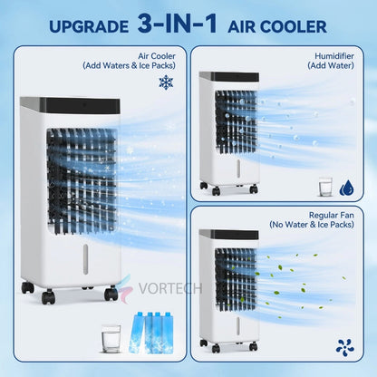 Compact Remote Control Air Conditioner for Small Rooms