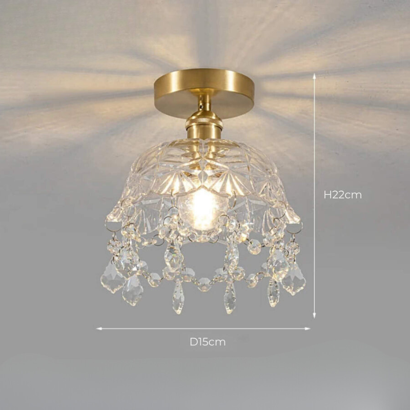 Elegant Glass Pendant Chandelier