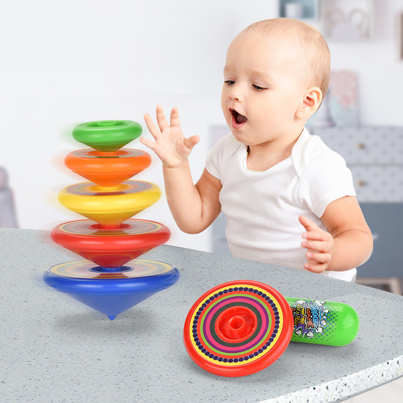 Fun Colorful Desktop Spinning Top Toy - Halri