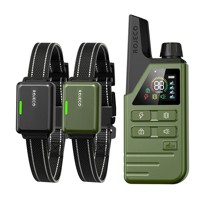 Advanced 300m Rechargeable Dog Training Collar with Remote