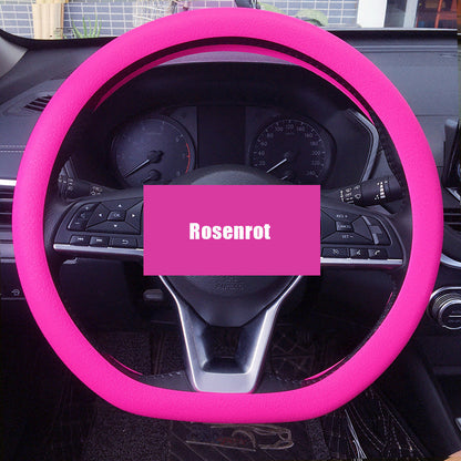 Leather Car Steering Wheel Cover