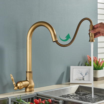 Classic Gold Kitchen Faucet