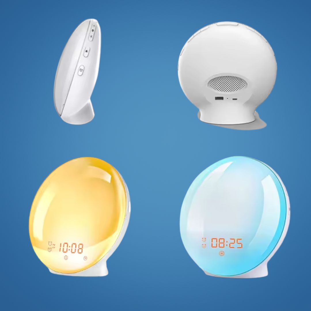 Wake Up Light Alarm Clock with Simulated Sunrise