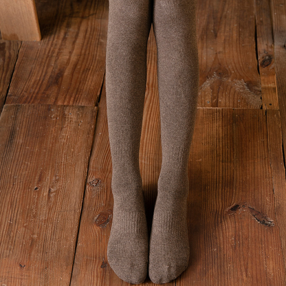 Tall Warm Knitted Knee Socks