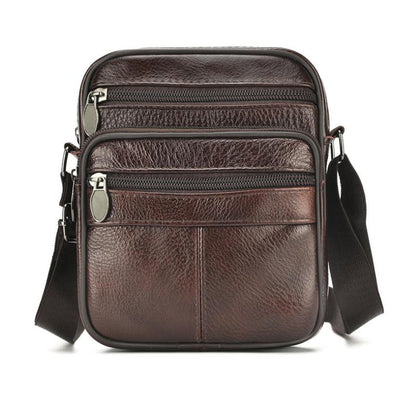 Leather Classic Messenger Bag for Men