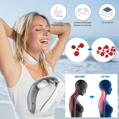 Powerful Relaxing Neck and Shoulder Massage Pillow