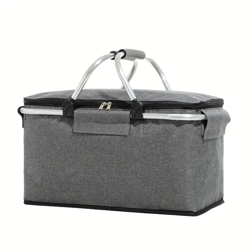 Portable Insulated Lunch Box 18L Compact Food Cooler Bag