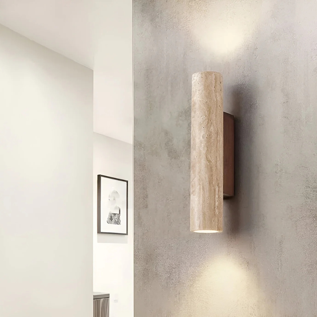 Natural Stone LED Accent Wall Light - Halri