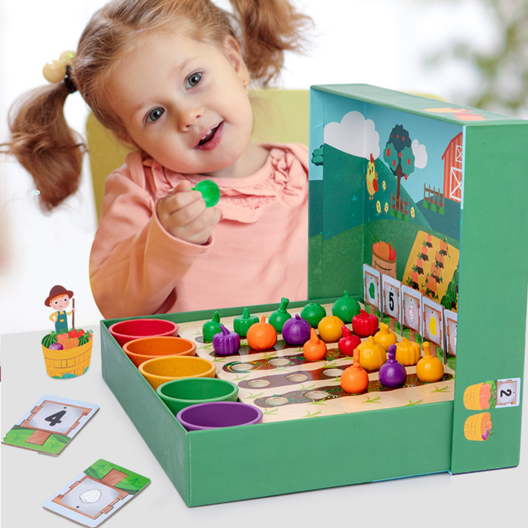 Educational Farm Toys for Kids Learning Colors Numbers - Halri