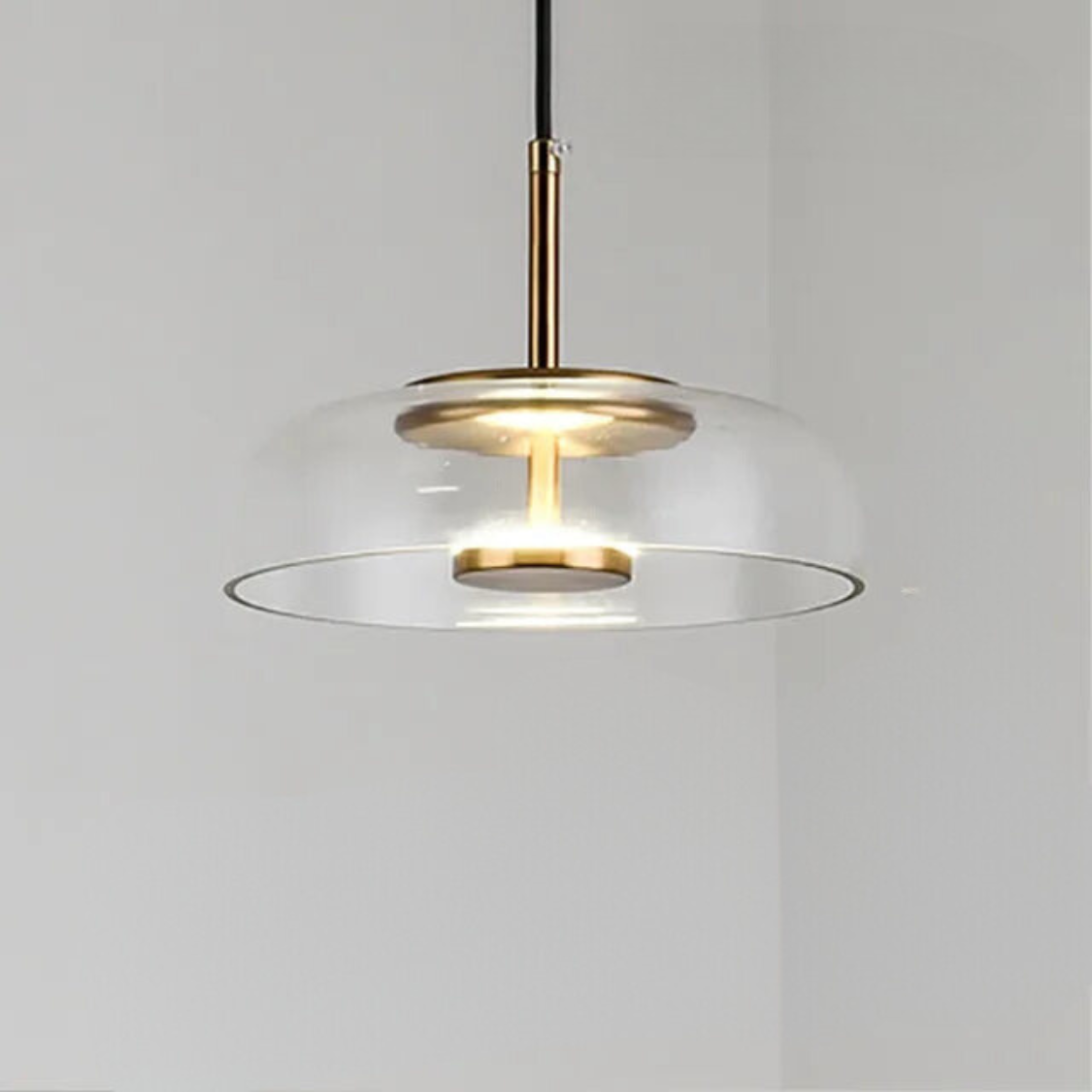 Green LED Pendant Light Fixture