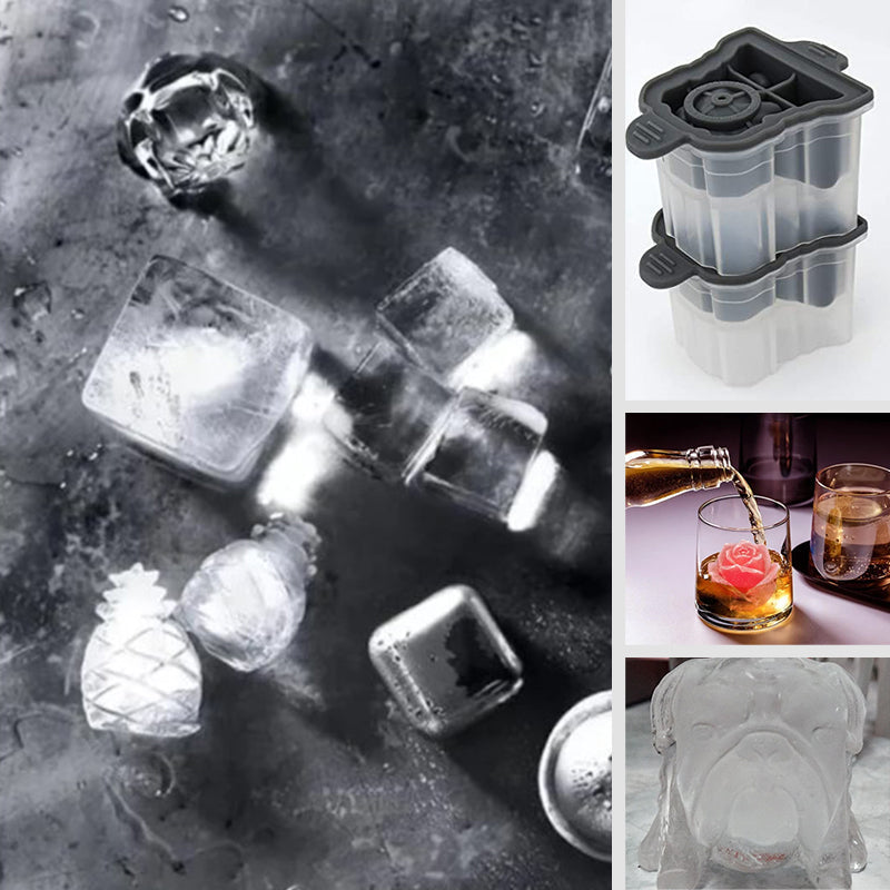 Fun Bulldog Silicone Ice Cube Tray - Halri