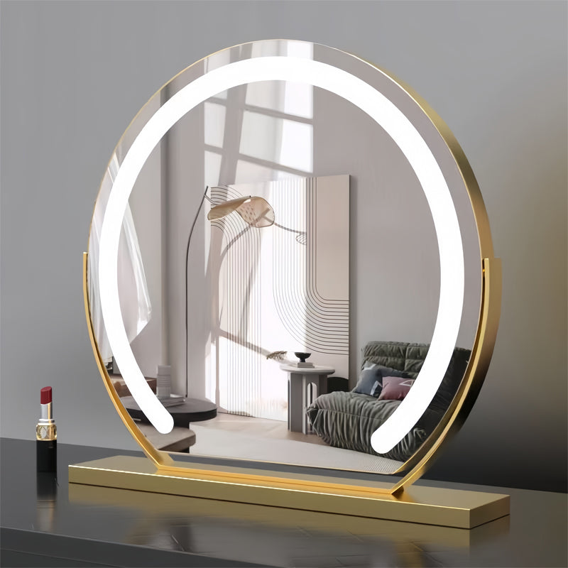 Bright LED Vanity Mirror with Touch Control & Rotation