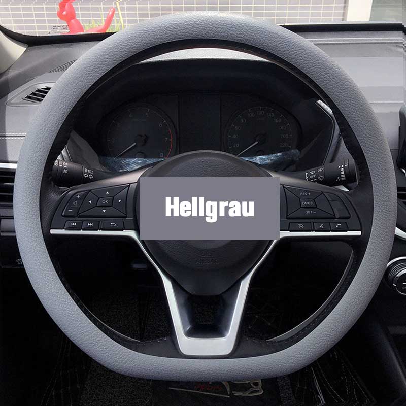 Leather Car Steering Wheel Cover - Halri