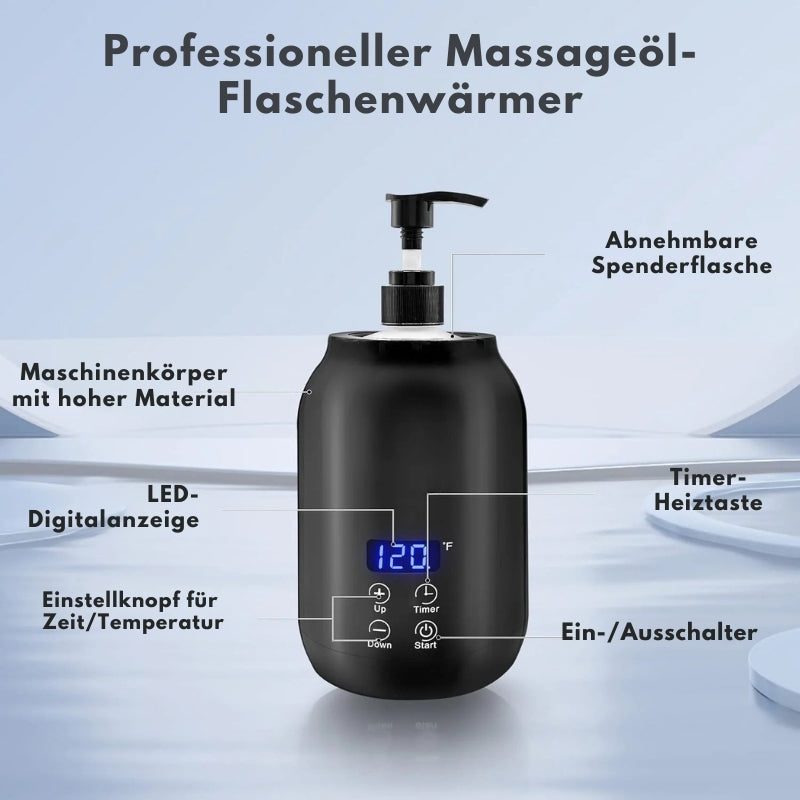 Compact Digital Massage Oil Heater with Touch Control