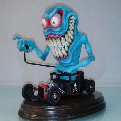 Spooky Rat Fink Figurine Halloween Decor