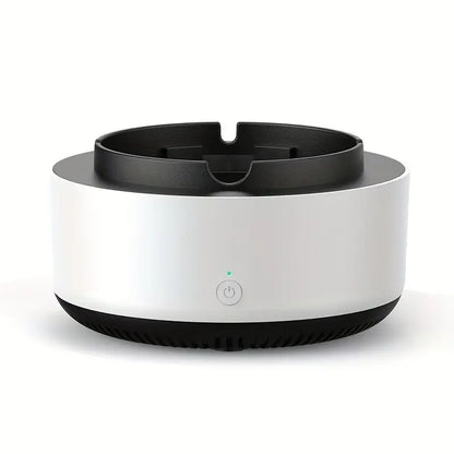 White and black electronic device on a white background