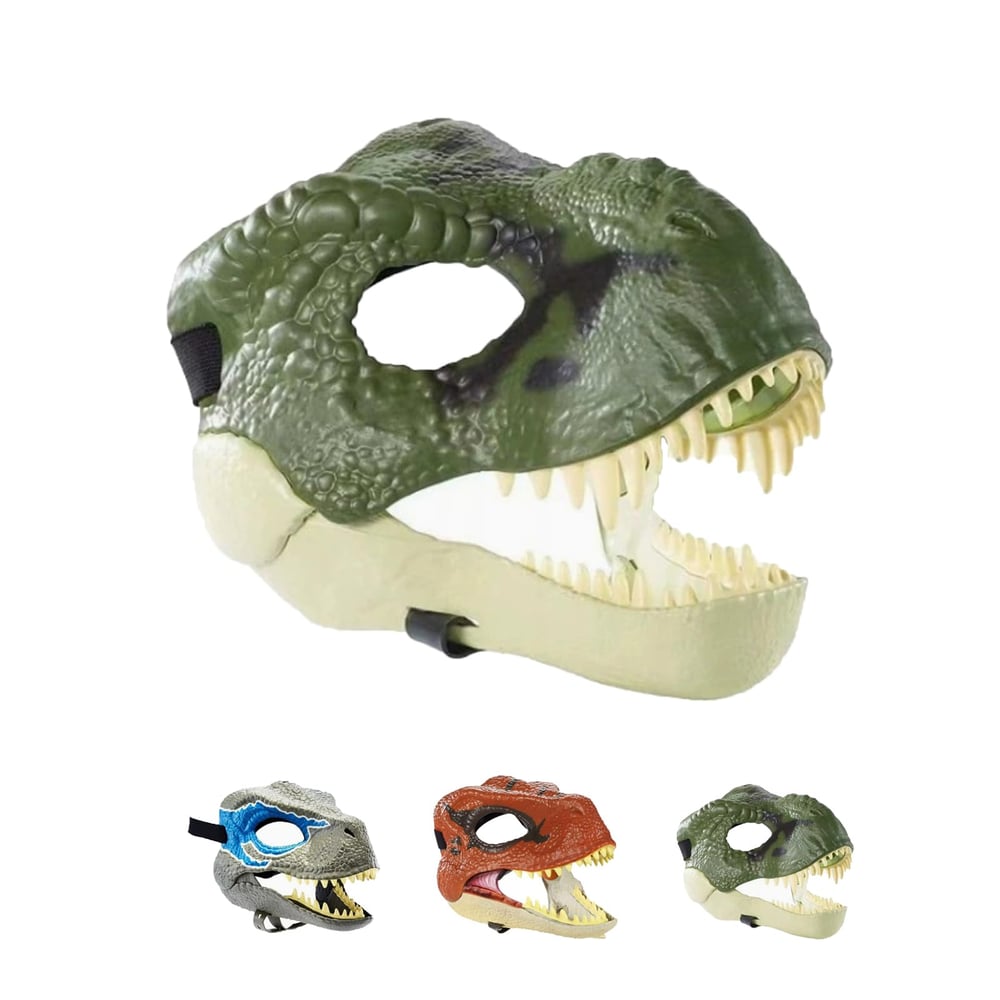Fun Dinosaur Pet Mask with Moving Jaw