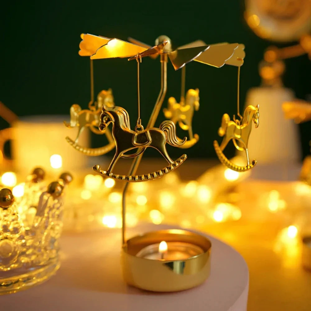 Rotating Candle Holder Display
