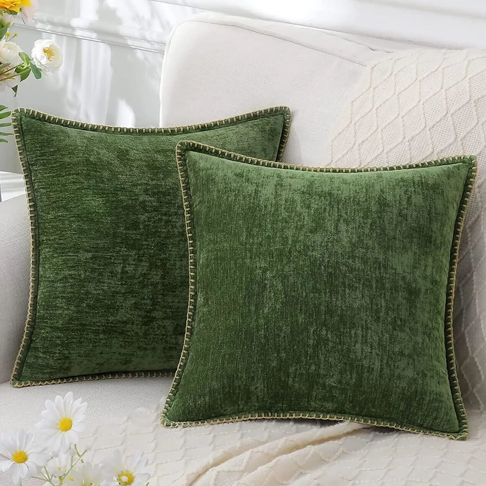 Plush Fleece Velvet Pillow Cover - Halri