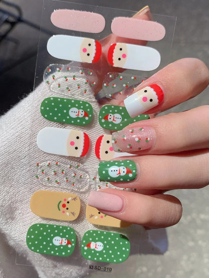 Easy Christmas Nail Art Kit at Home