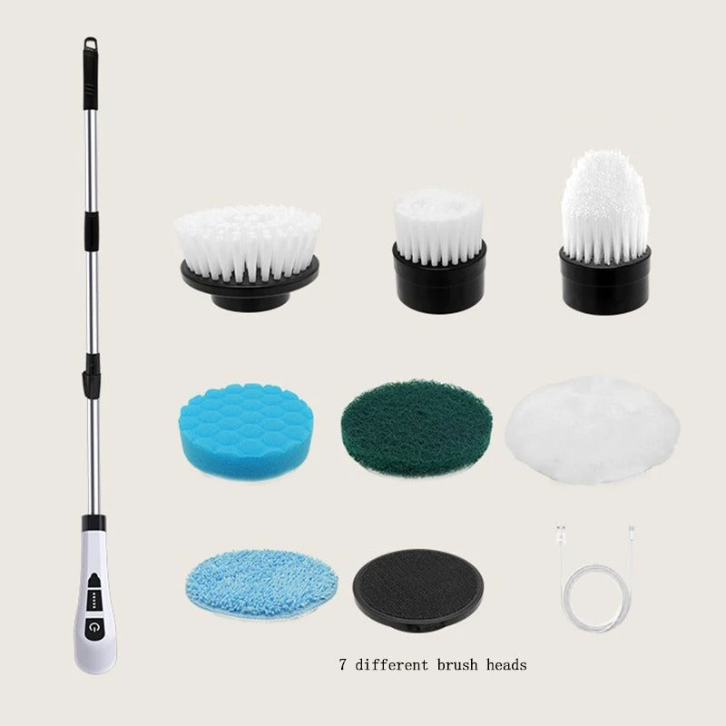 Powerful Spin Cleaning Brush Scrubber Tool