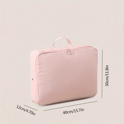 Spacious Double Zipper Pouch Organizer
