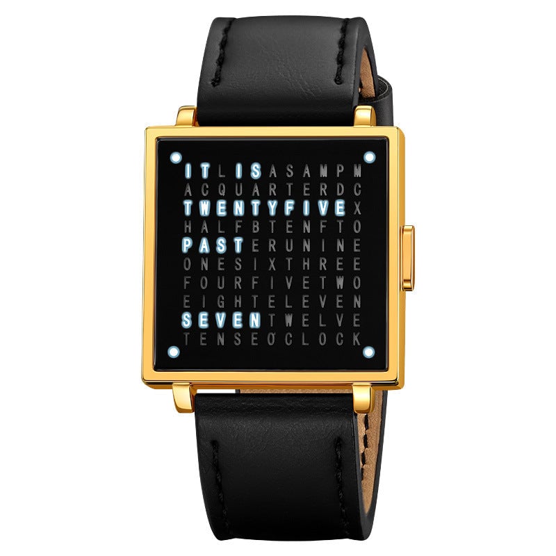 Stylish Slim Metal Unisex Watch