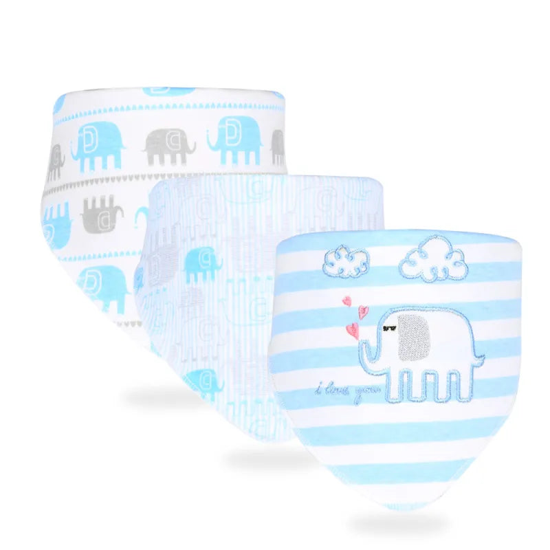Adorable Baby Bib Scarf Set - Gentle Bibs with Fun Prints