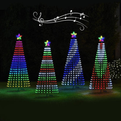 Colorful LED Animated Holiday Tree Light Display
