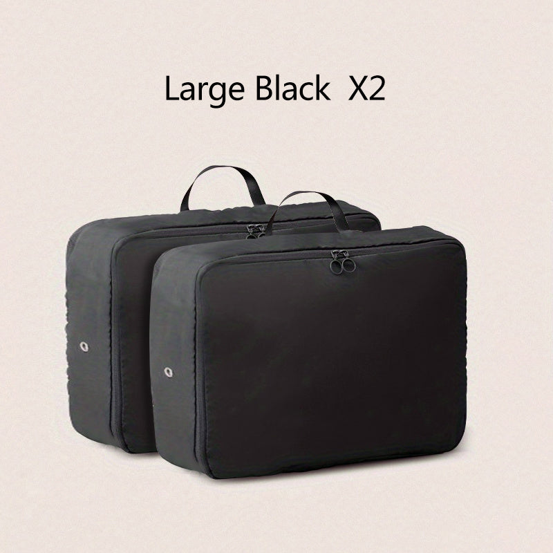 Spacious Double Zipper Pouch Organizer