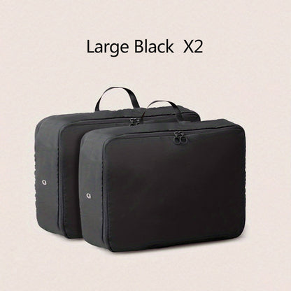Spacious Double Zipper Pouch Organizer