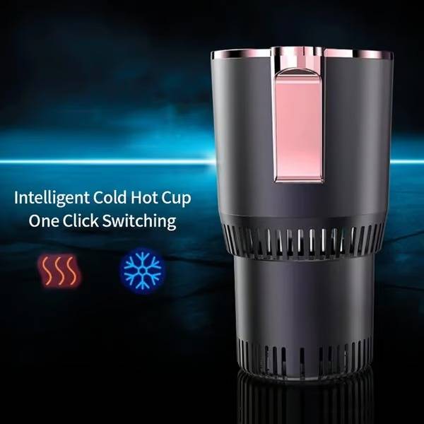 Insulated Heated and Cooled Car Cup Holder